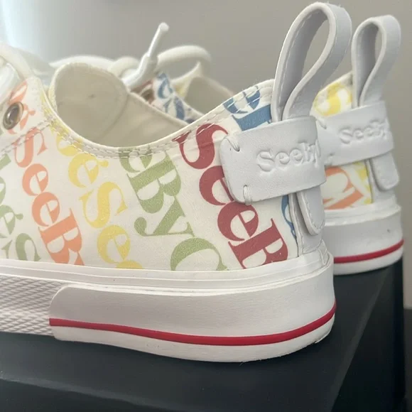 SEE BY CHLOE Colorful Tennis Sneakers - Picture 4 of 9